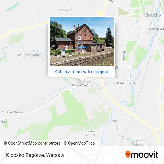 Mapa Kłodzko Zagórze