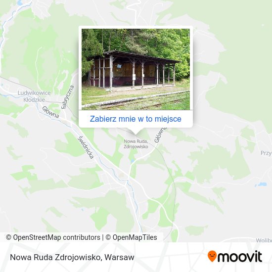 Mapa Nowa Ruda Zdrojowisko