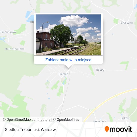 Mapa Siedlec Trzebnicki