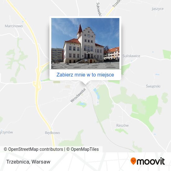 Mapa Trzebnica