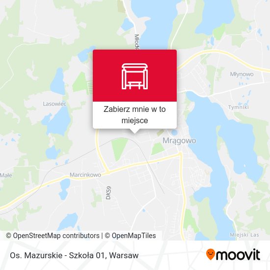 Mapa Os. Mazurskie - Szkoła 01