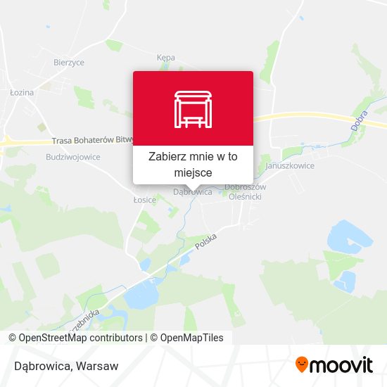 Mapa Dąbrowica