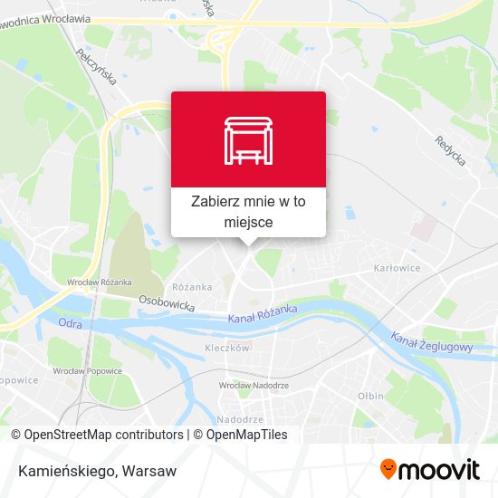 Mapa Kamieńskiego