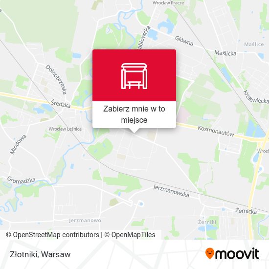 Mapa Złotniki