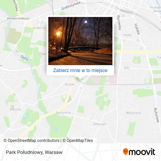 Mapa Park Południowy