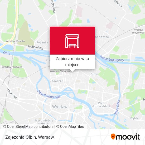 Mapa Zajezdnia Ołbin