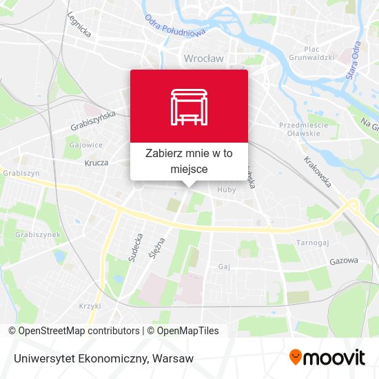 Mapa Uniwersytet Ekonomiczny