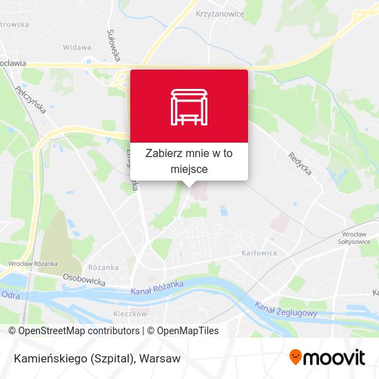 Mapa Kamieńskiego (Szpital)