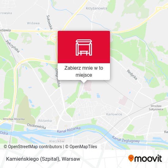 Mapa Kamieńskiego (Szpital)