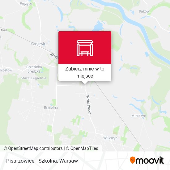 Mapa Pisarzowice - Szkolna