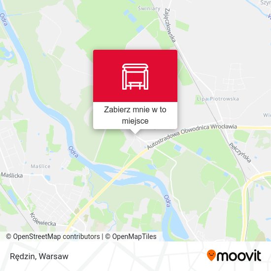 Mapa Rędzin