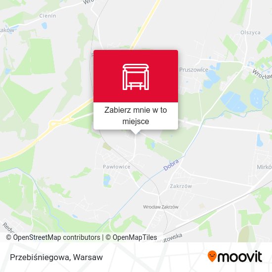 Mapa Przebiśniegowa