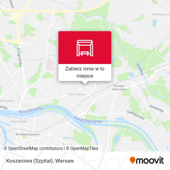 Mapa Koszarowa (Szpital)