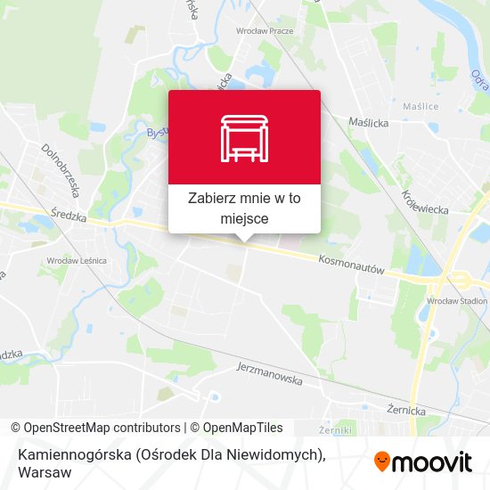 Mapa Kamiennogórska (Ośrodek Dla Niewidomych)