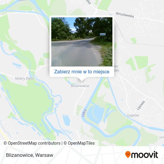 Mapa Blizanowice