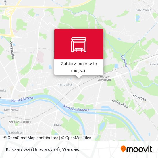 Mapa Koszarowa (Uniwersytet)