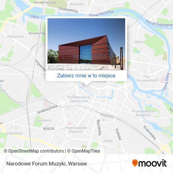 Mapa Narodowe Forum Muzyki