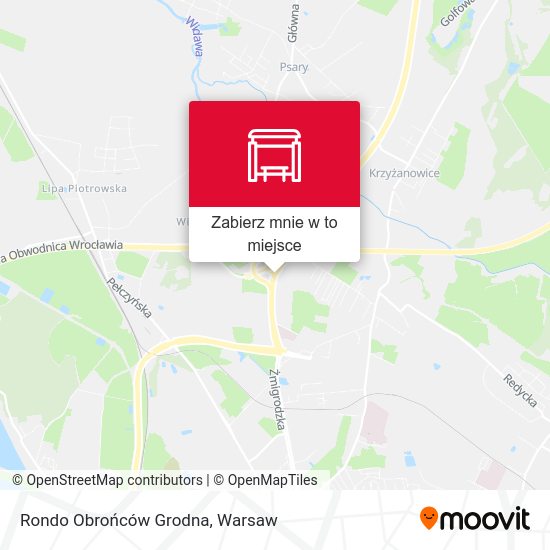 Mapa Rondo Obrońców Grodna