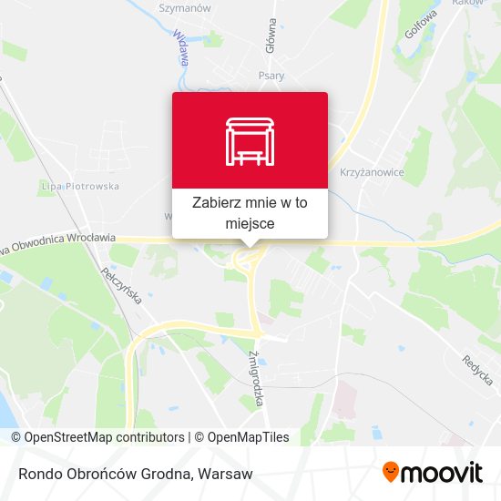 Mapa Rondo Obrońców Grodna