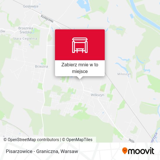 Mapa Pisarzowice - Graniczna