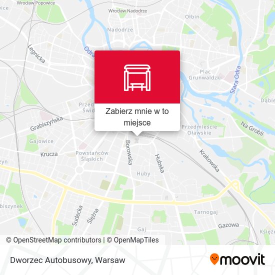 Mapa Dworzec Autobusowy