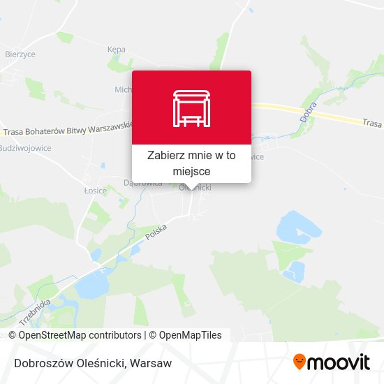 Mapa Dobroszów Oleśnicki