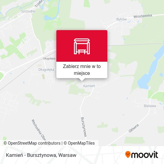 Mapa Kamień - Bursztynowa