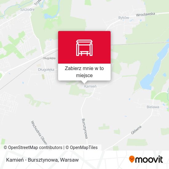 Mapa Kamień - Bursztynowa