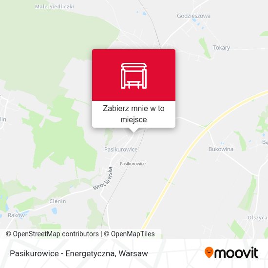 Mapa Pasikurowice - Energetyczna