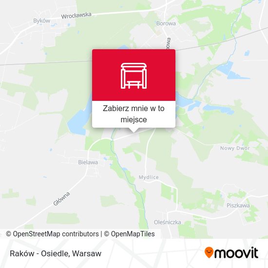 Mapa Raków - Osiedle