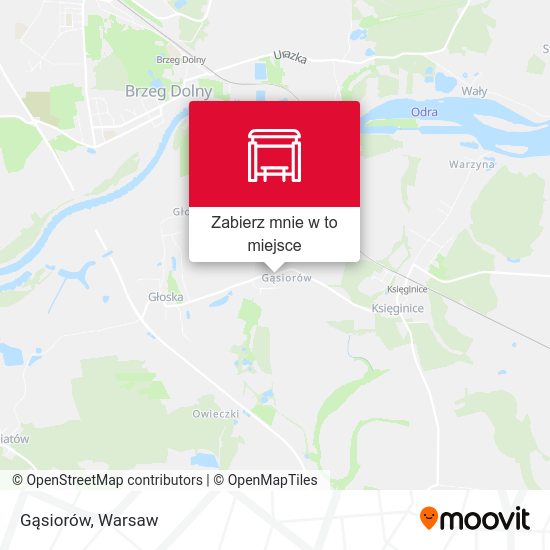 Mapa Gąsiorów