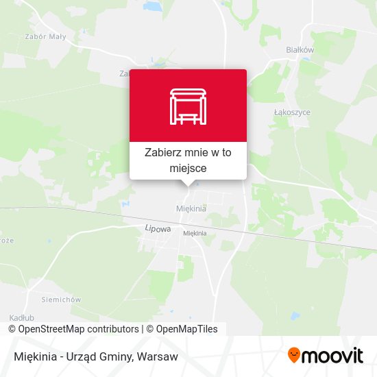 Mapa Miękinia - Urząd Gminy