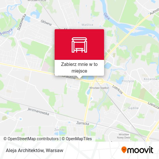 Mapa Aleja Architektów