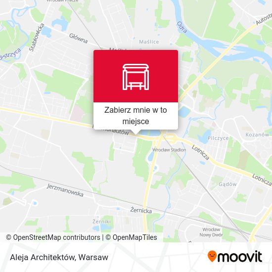 Mapa Aleja Architektów