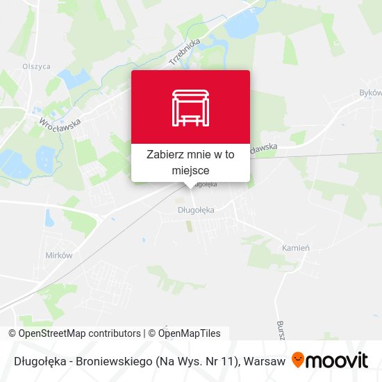 Mapa Długołęka - Broniewskiego (Na Wys. Nr 11)