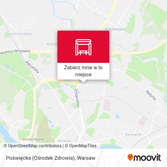 Mapa Poświęcka (Ośrodek Zdrowia)