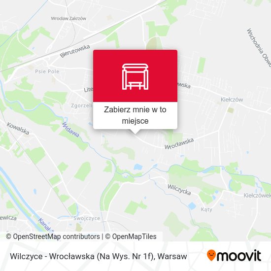 Mapa Wilczyce - Wrocławska (Na Wys. Nr 1f)