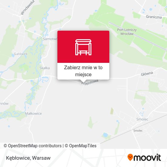 Mapa Kębłowice