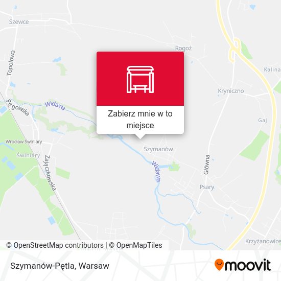 Mapa Szymanów-Pętla