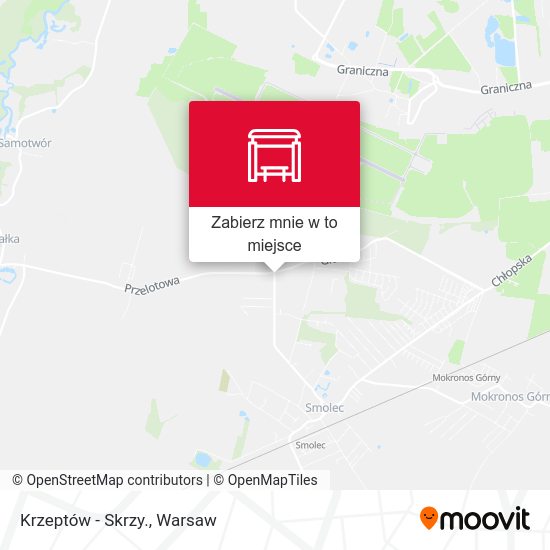 Mapa Krzeptów - Skrzy.