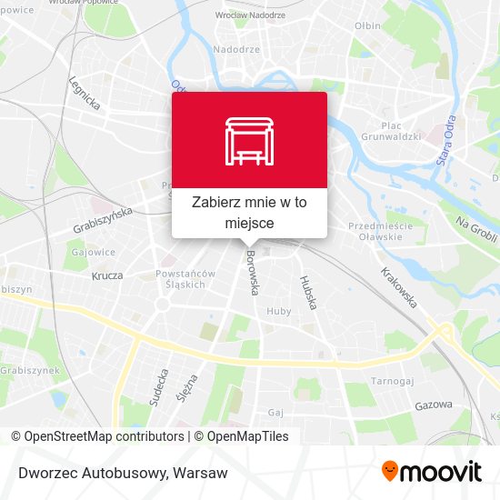 Mapa Dworzec Autobusowy