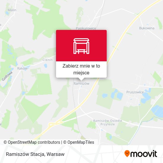 Mapa Ramiszów Stacja