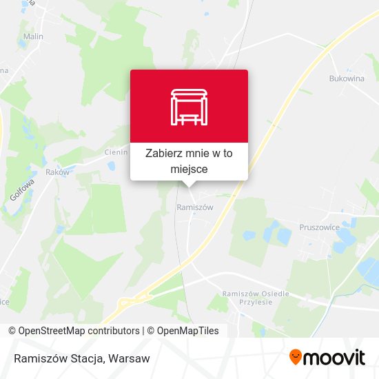 Mapa Ramiszów Stacja