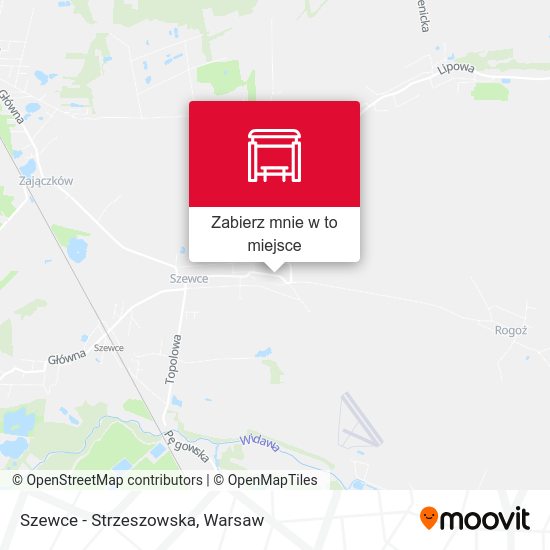 Mapa Szewce - Strzeszowska