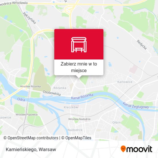 Mapa Kamieńskiego