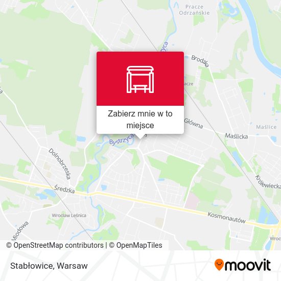 Mapa Stabłowice