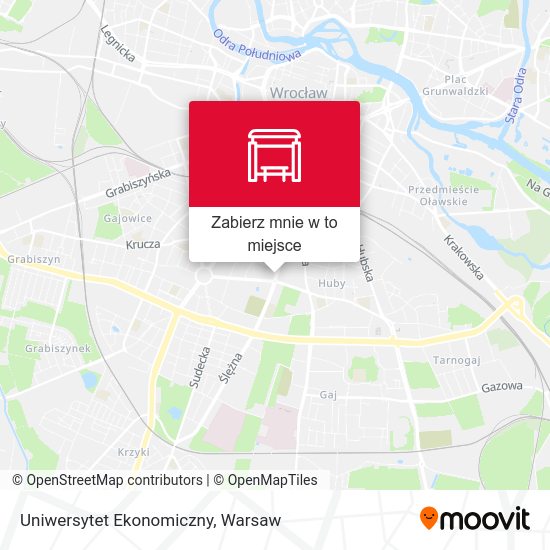 Mapa Uniwersytet Ekonomiczny