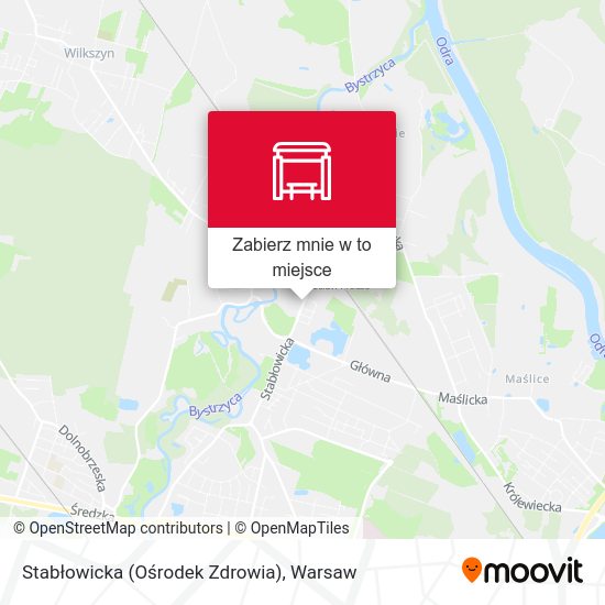 Mapa Stabłowicka (Ośrodek Zdrowia)