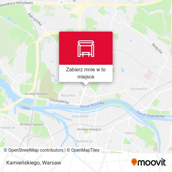 Mapa Kamieńskiego