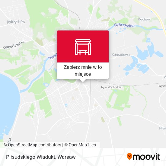 Mapa Piłsudskiego Wiadukt